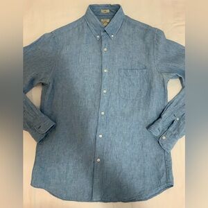 J.Crew linen long sleeved shirt.